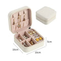 Portable small jewelry box organizer