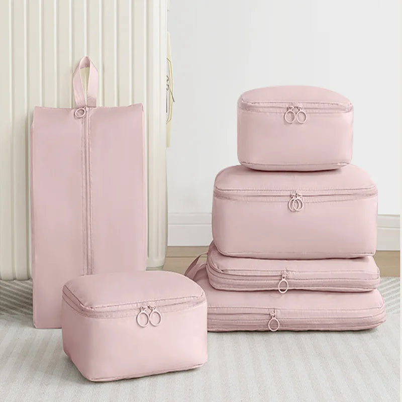 Travel compression packing cubes - 6pc