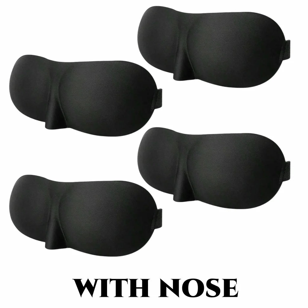 Contoured sleep mask 100% light blocking