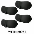 Contoured sleep mask 100% light blocking