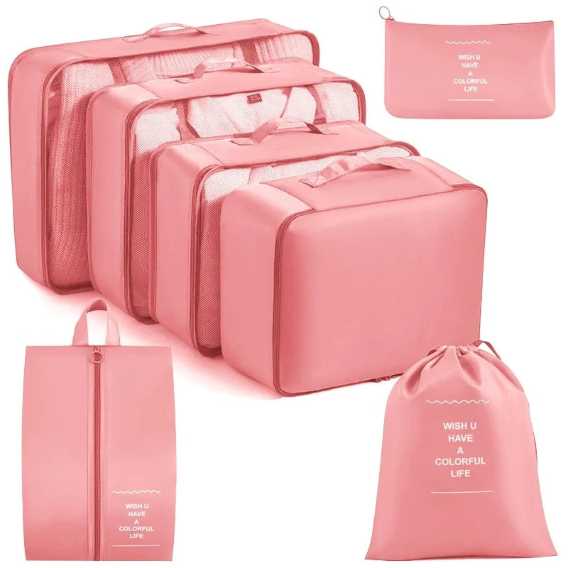 Travel set storage bags