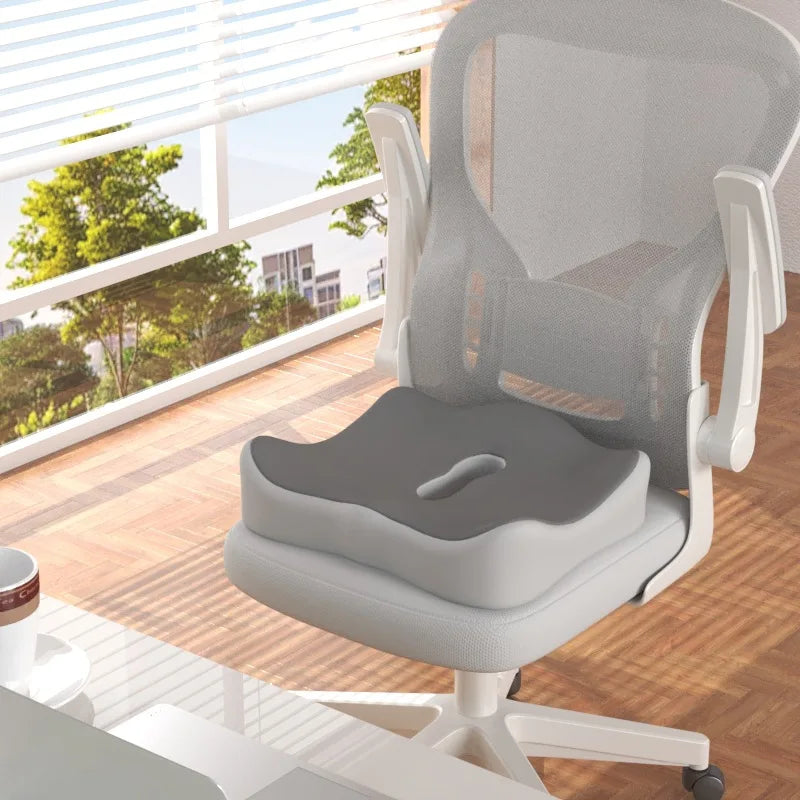 Seat cushion support pillow
