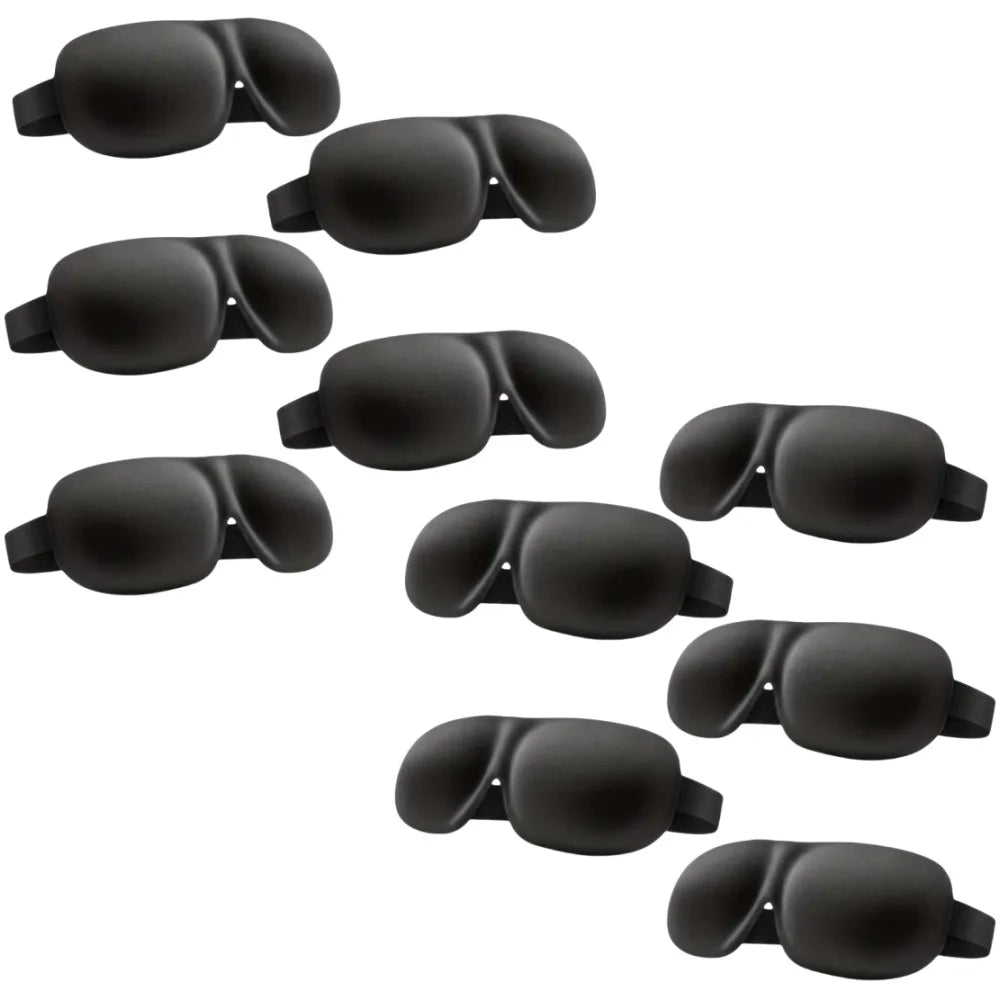 Contoured sleep mask 100% light blocking