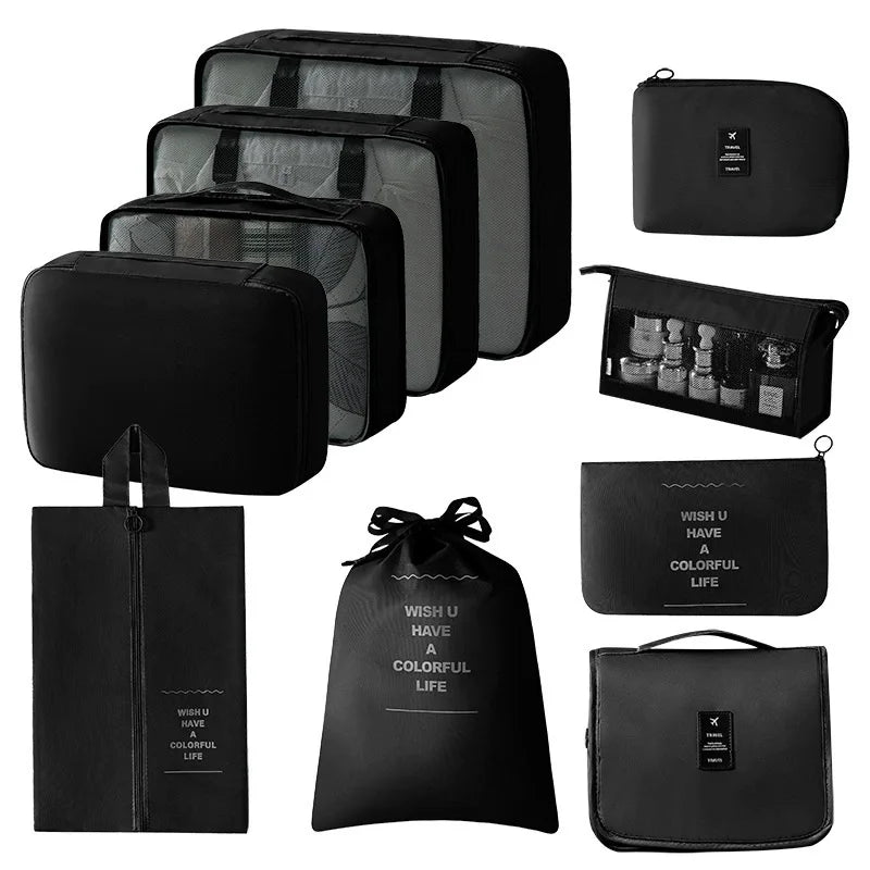 Travel set storage bags