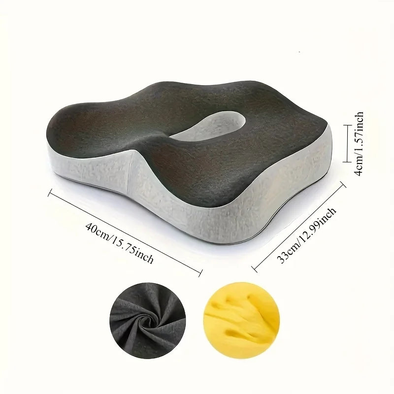 Seat cushion support pillow