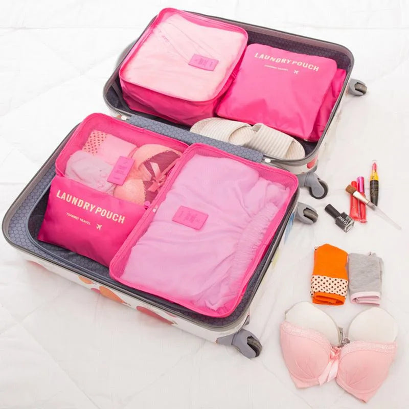 Packing cubes organizer set for travel - 6pc