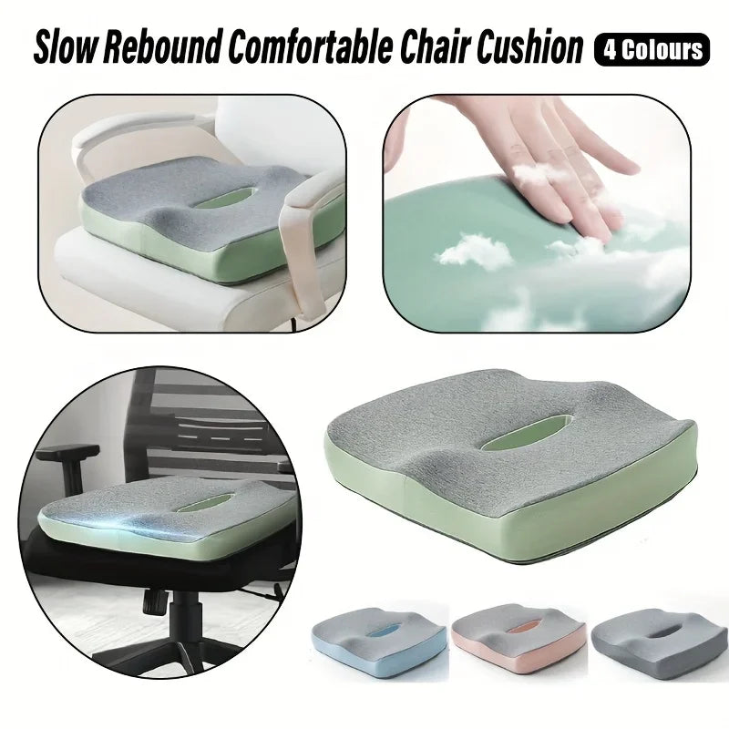 Seat cushion support pillow