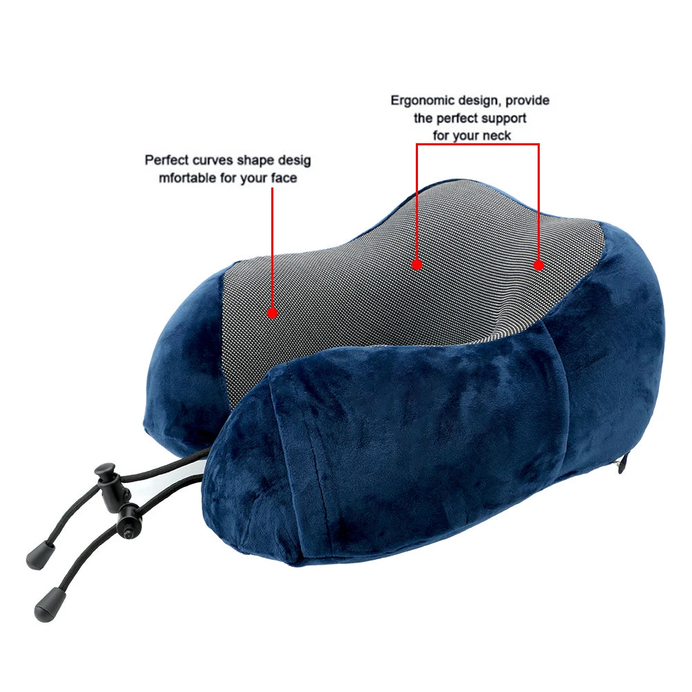 Car pillow memory foam neck supporter