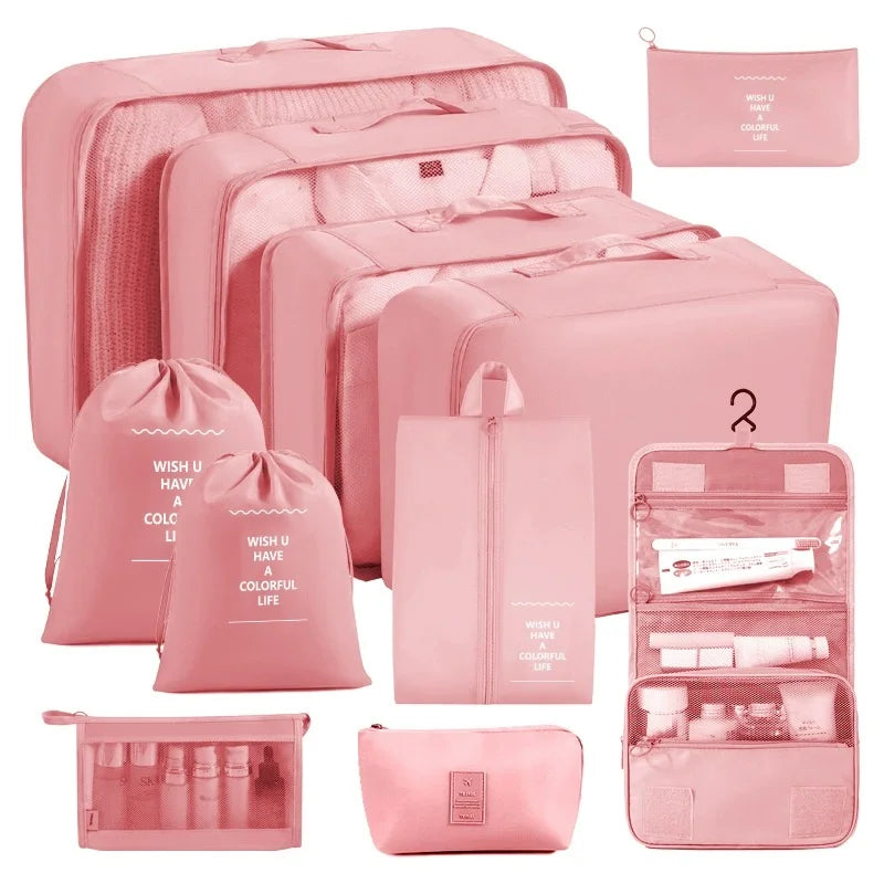 Travel set storage bags