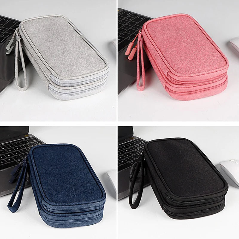 Wire organizer travel bag pouch