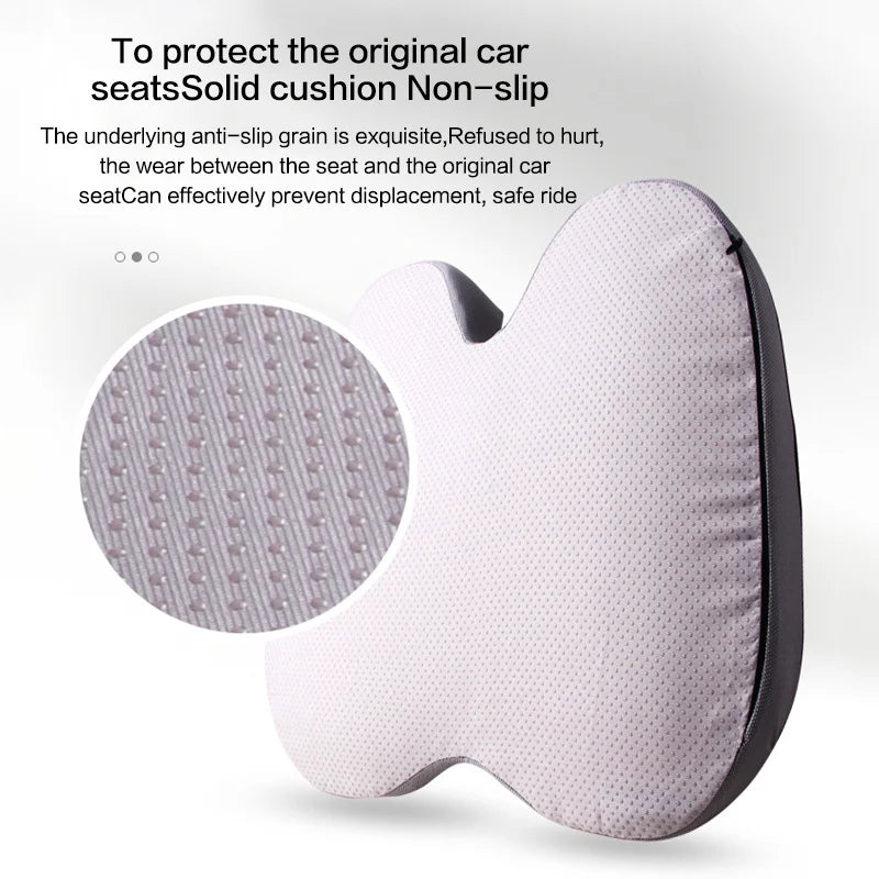 Pain-relief comfort cushion for plane, car, and any seats