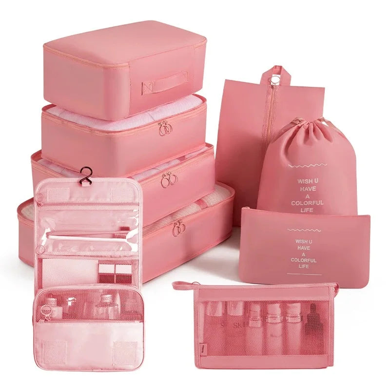 Travel set storage bags