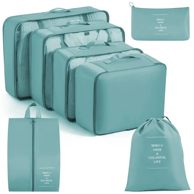 Travel set storage bags