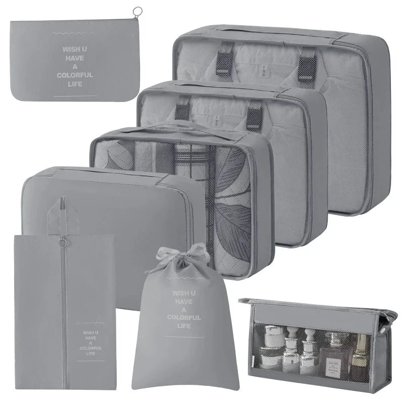 Travel set storage bags