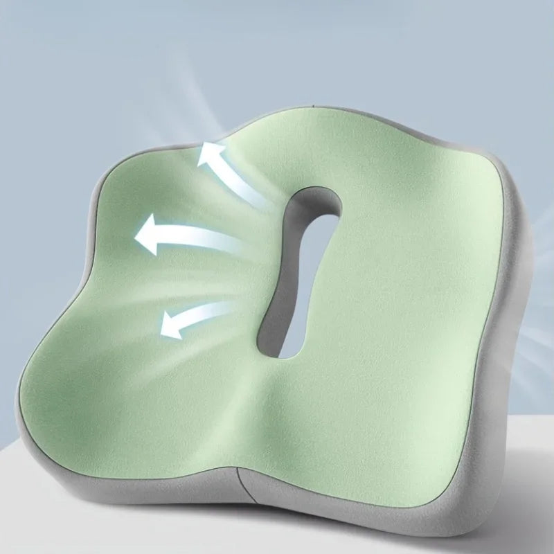 Seat cushion support pillow