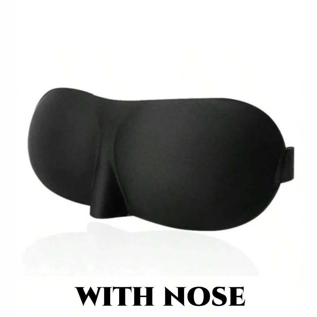Contoured sleep mask 100% light blocking