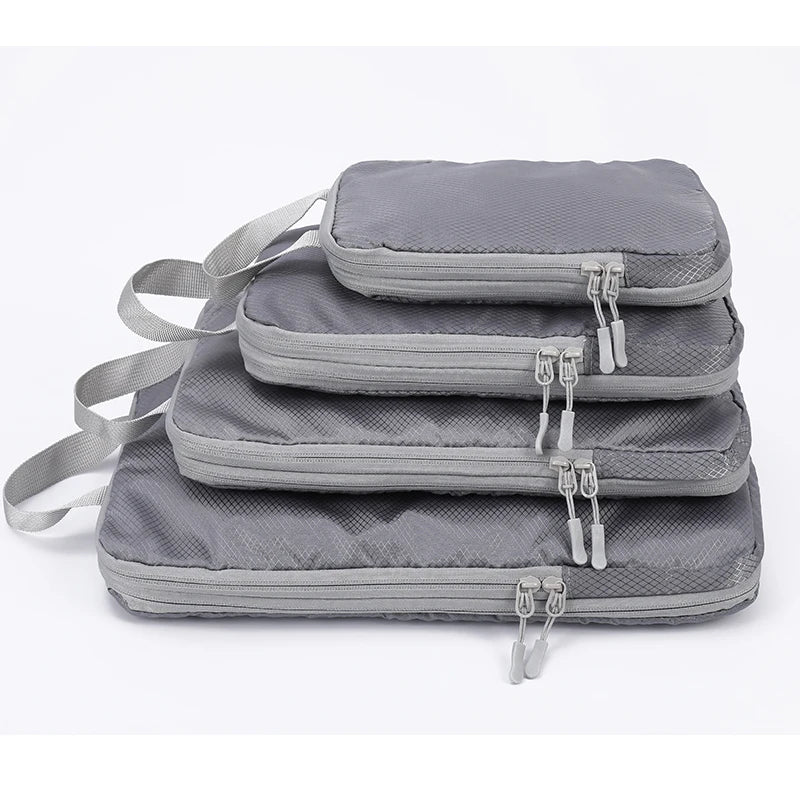 Compression organizer packing bags - 4pc