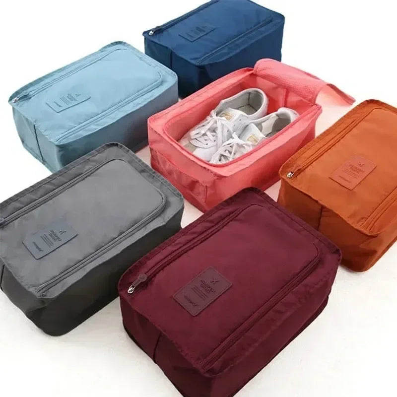 Portable folding shoe bag for travel - 1pc