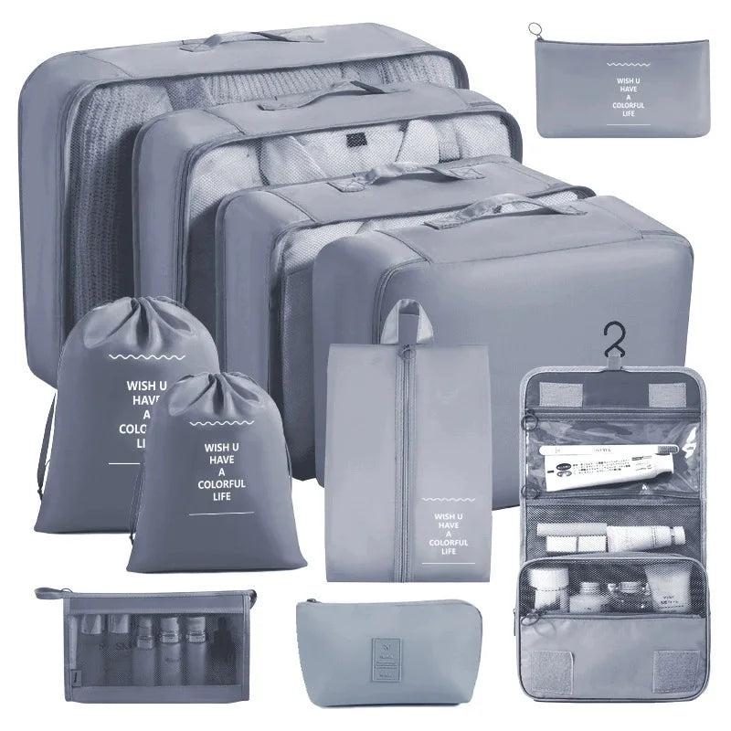 Travel set storage bags