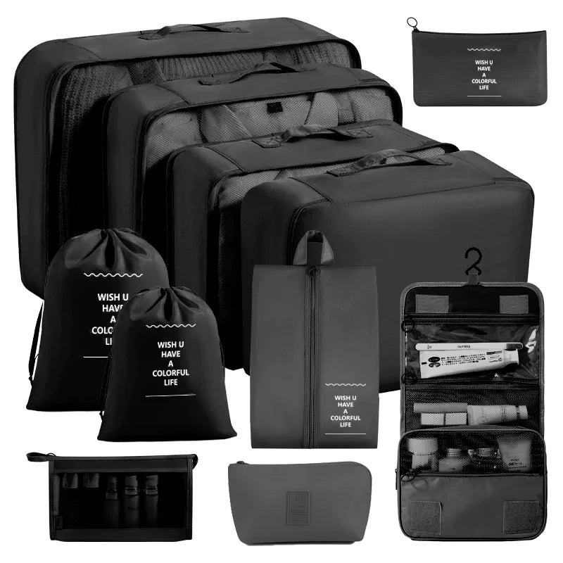 Travel set storage bags