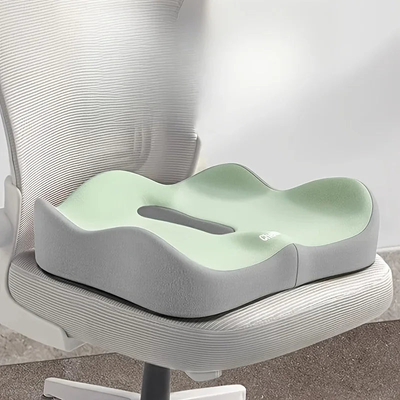 Seat cushion support pillow