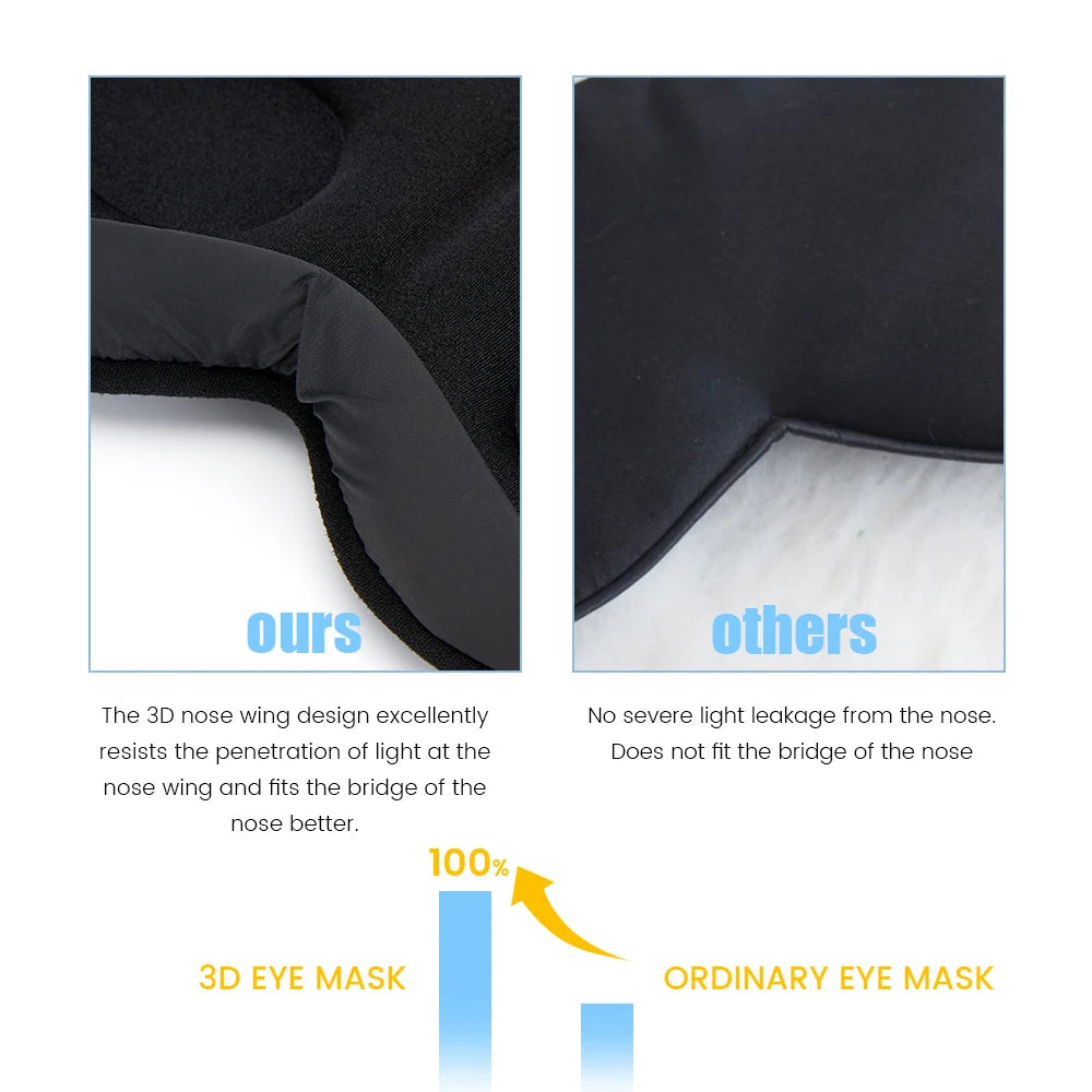 Soft silk eye mask for sleeping