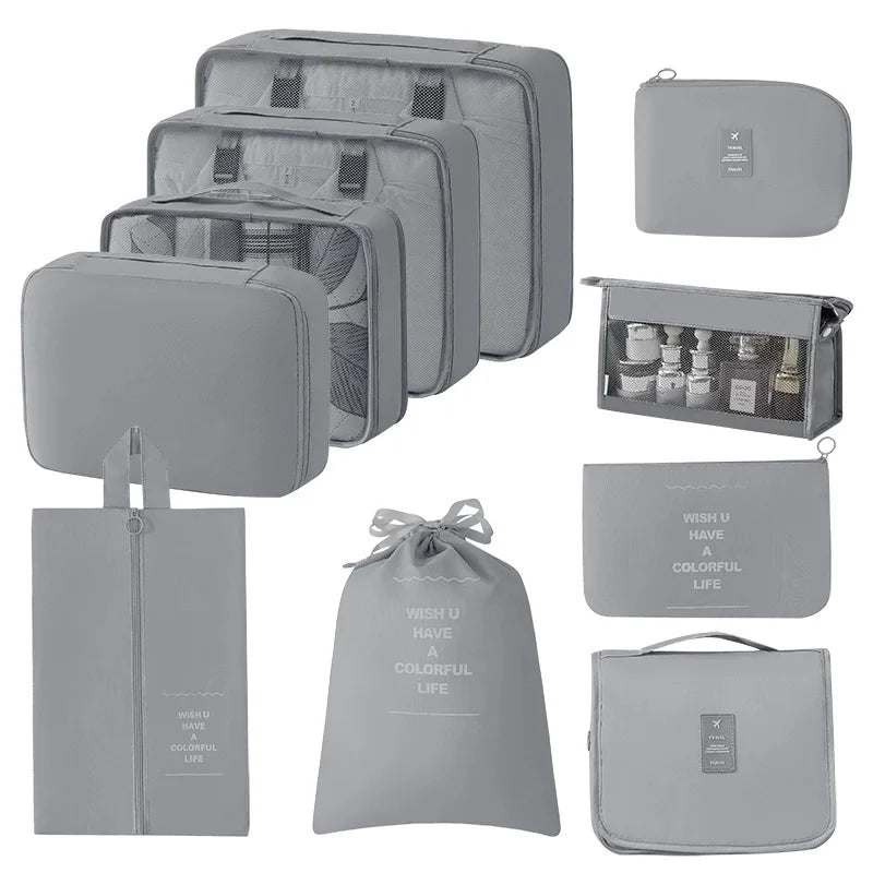 Travel set storage bags