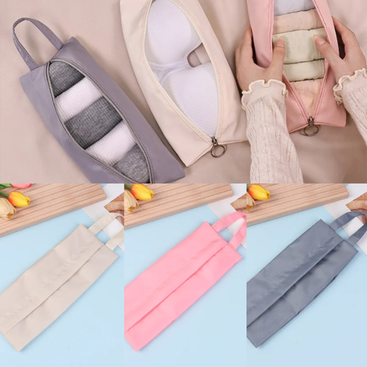 Underwear and socks travel storage bag