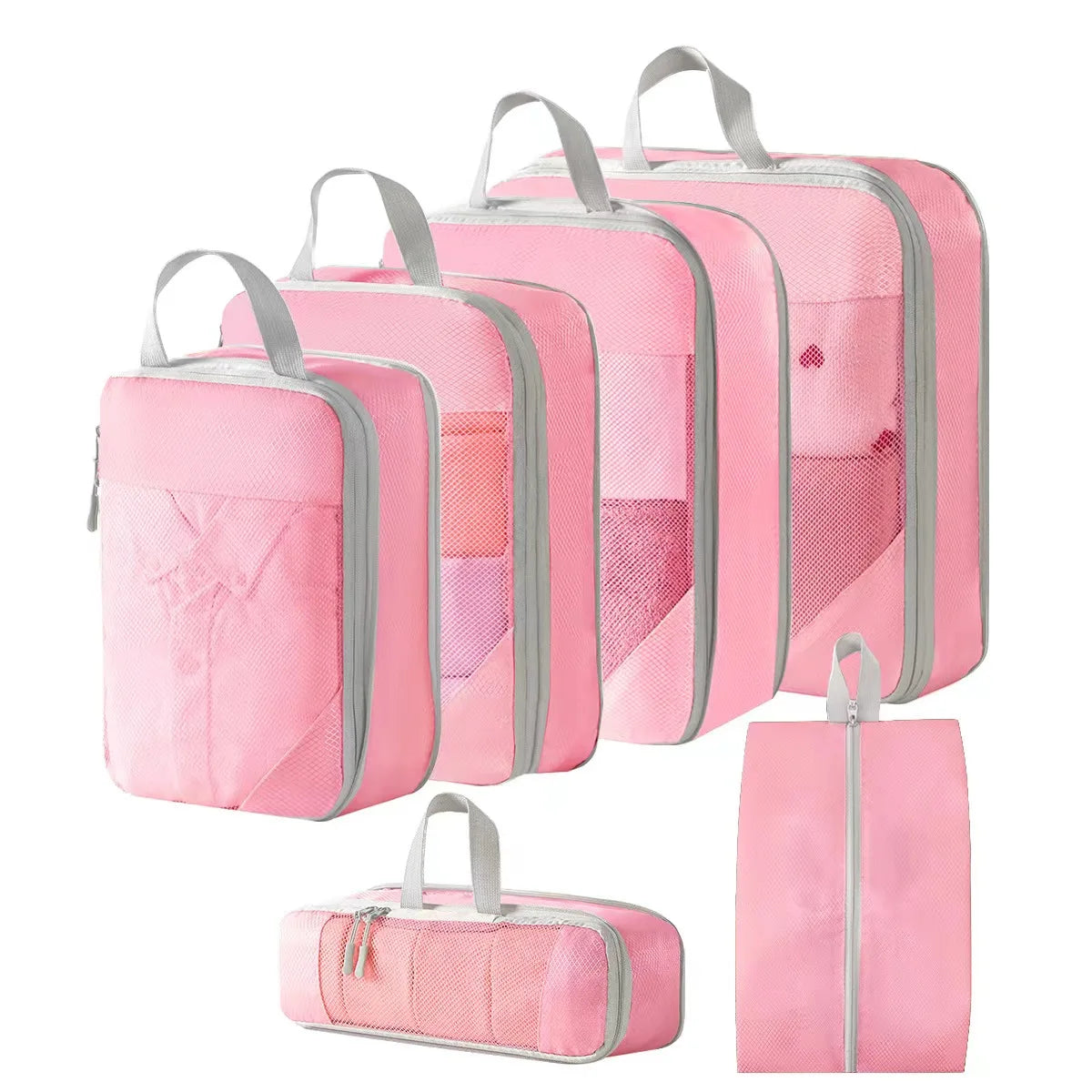 Compression organizer packing cubes - 6pc