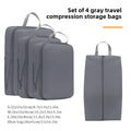 Portable compression packing cubes for travel - 4pc