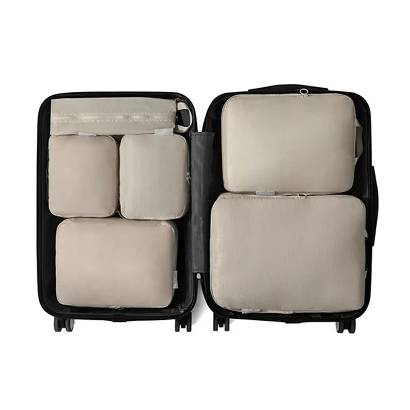 Travel compression packing cubes - 6pc