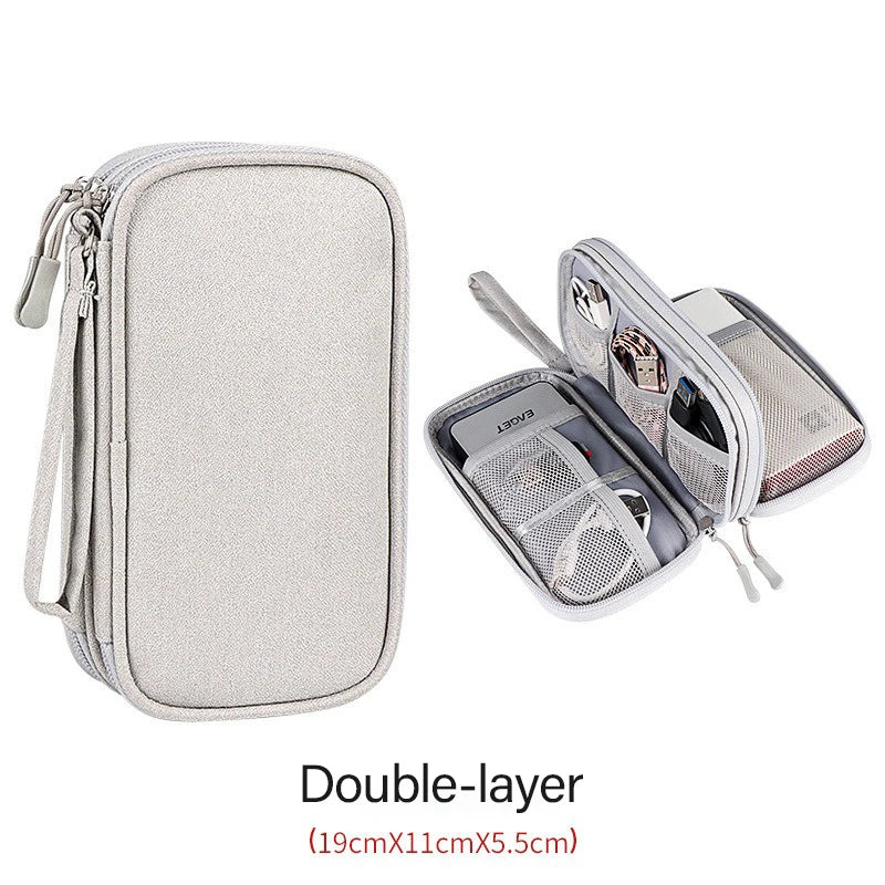 Wire organizer travel bag pouch