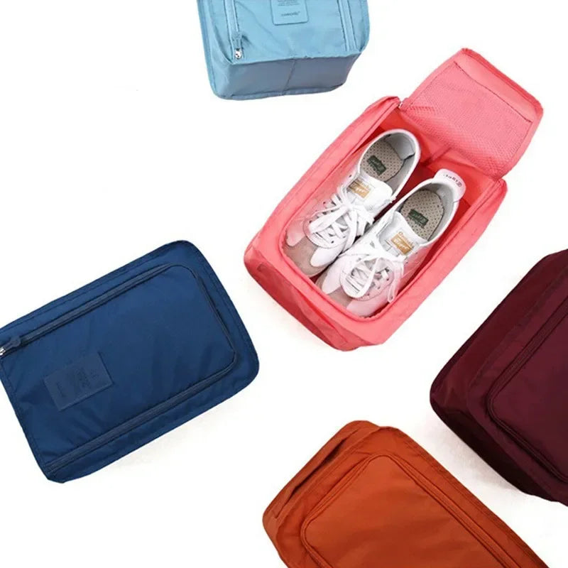 Portable folding shoe bag for travel - 1pc