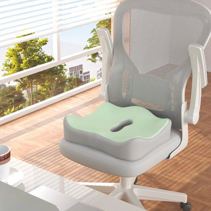 Seat cushion support pillow