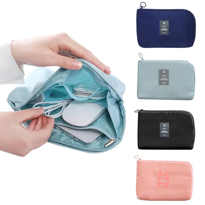 Travel cable storage bags