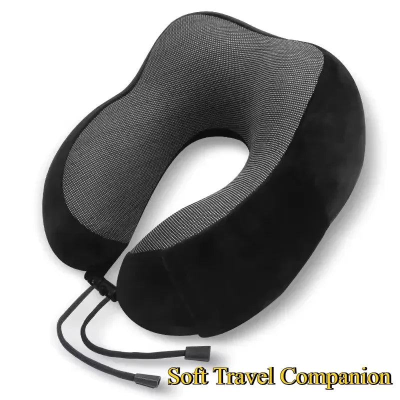 Memory foam U-shaped neck pillow