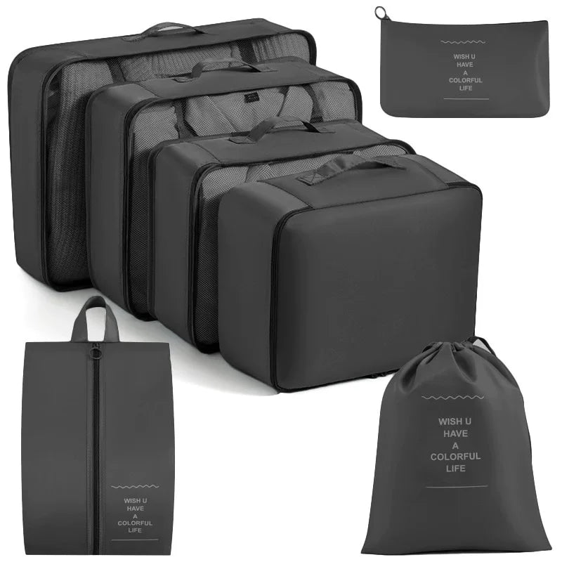 Travel set storage bags