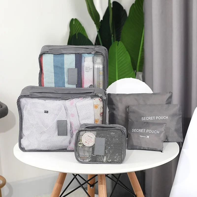 Packing cubes organizer set for travel - 6pc
