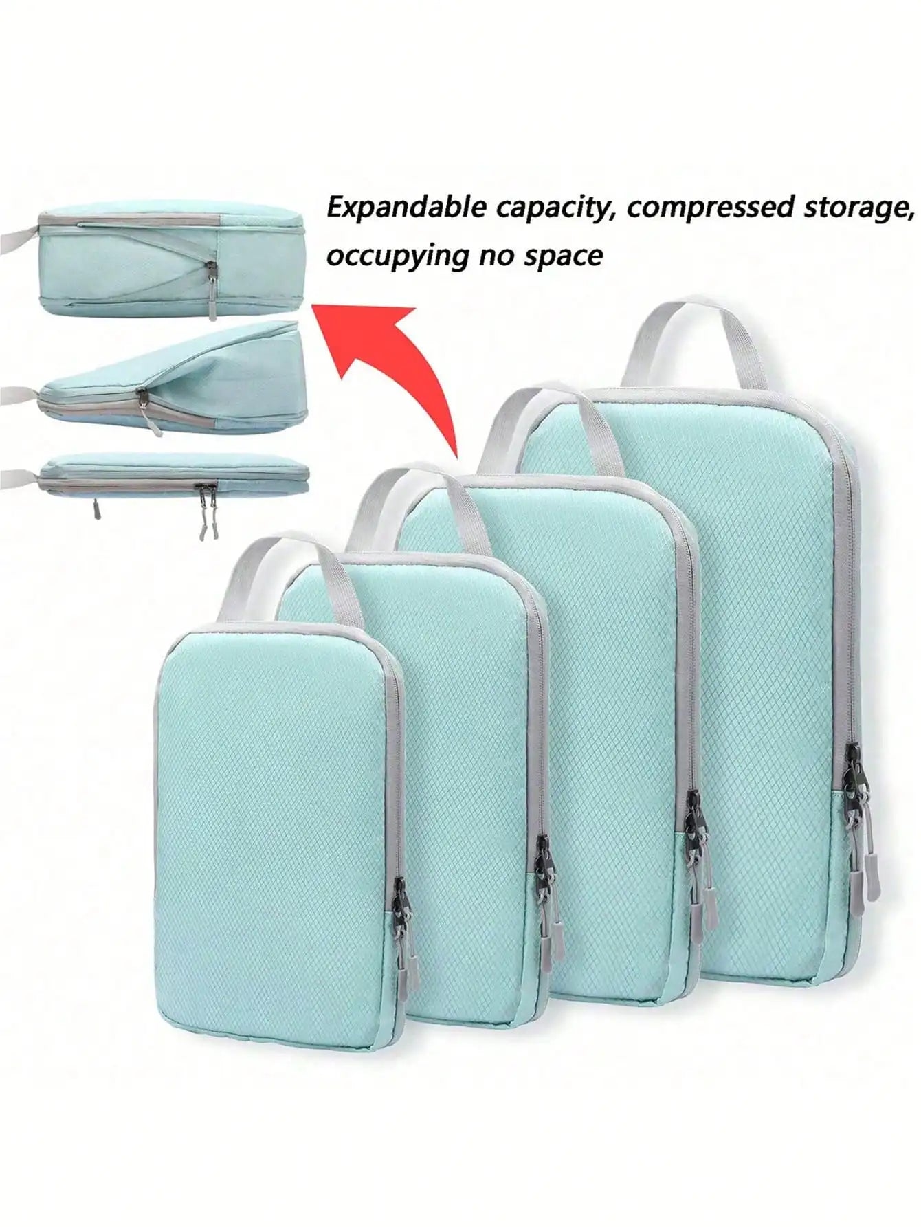 Compression organizer packing bags - 4pc