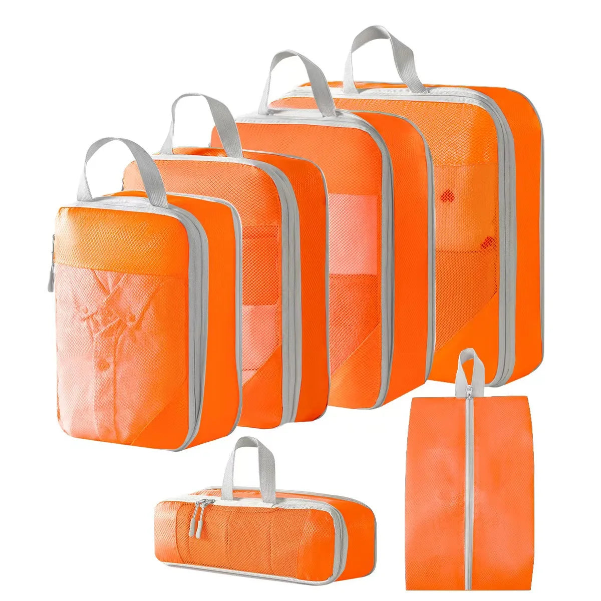 Compression organizer packing cubes - 6pc