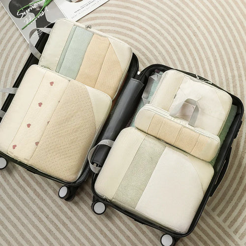 Compression organizer packing cubes - 6pc