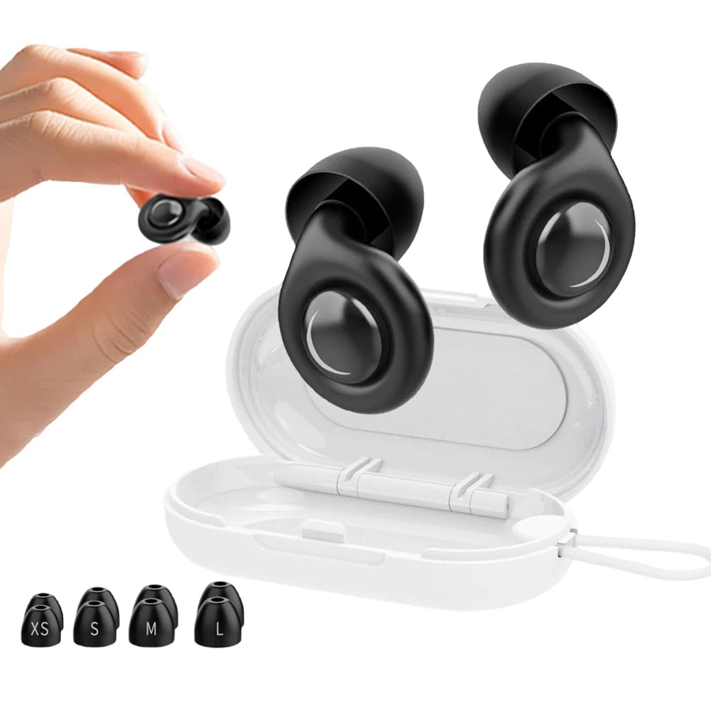 Noise-cancellation silicone ear plugs