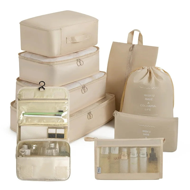 Travel set storage bags