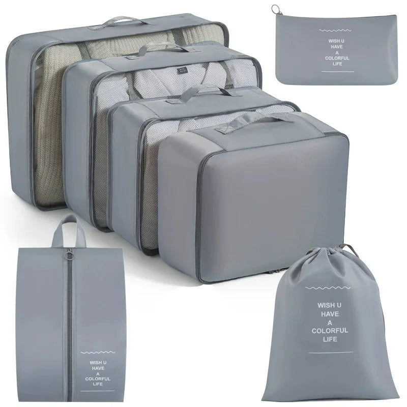 Travel set storage bags