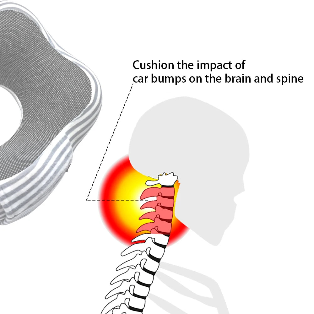 Car pillow memory foam neck supporter