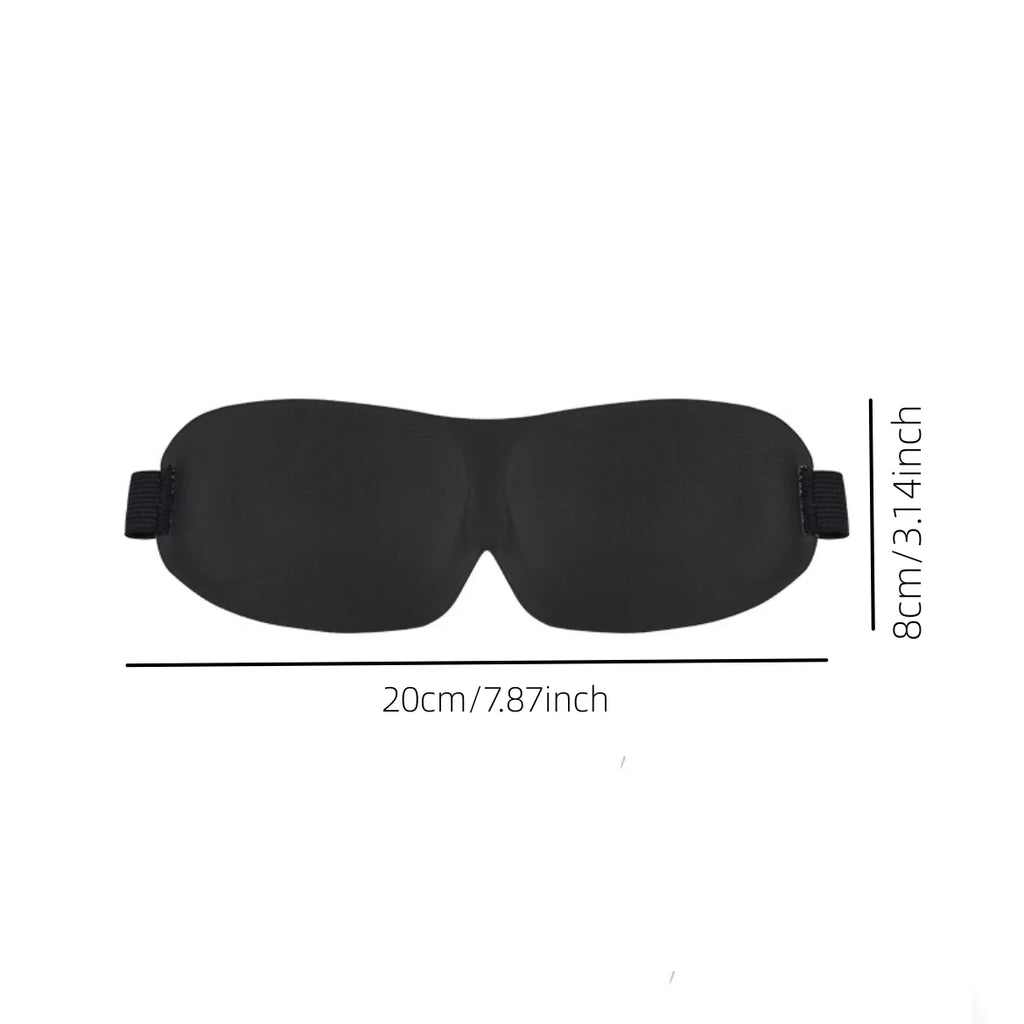 Contoured sleep mask 100% light blocking