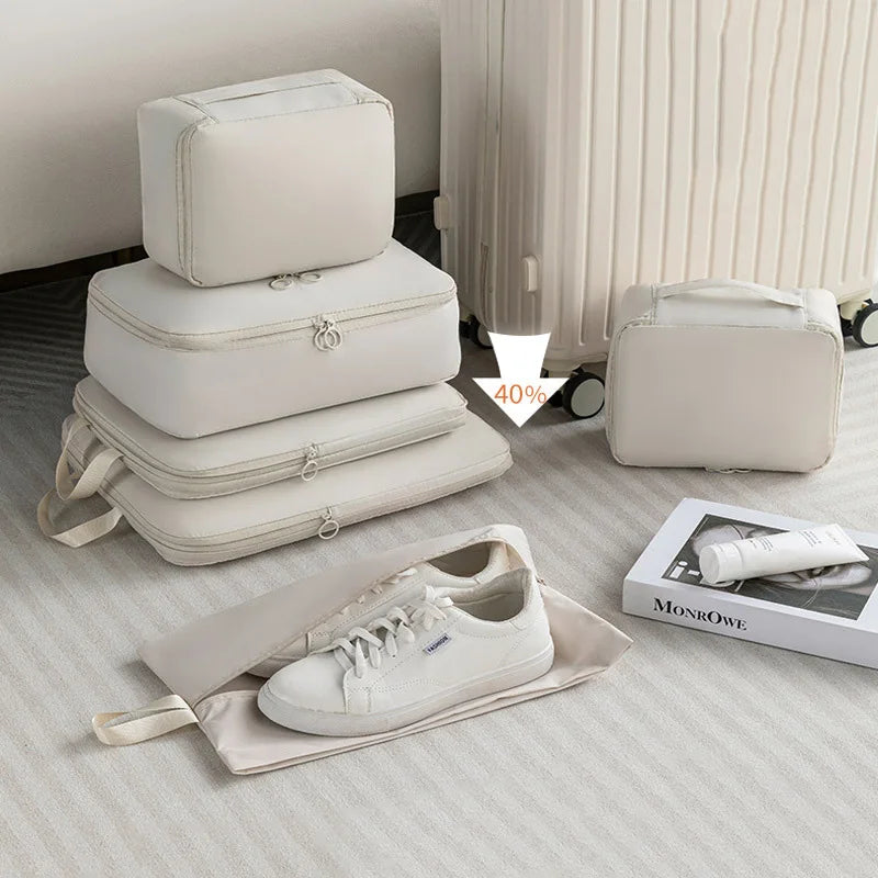 Travel compression packing cubes - 6pc