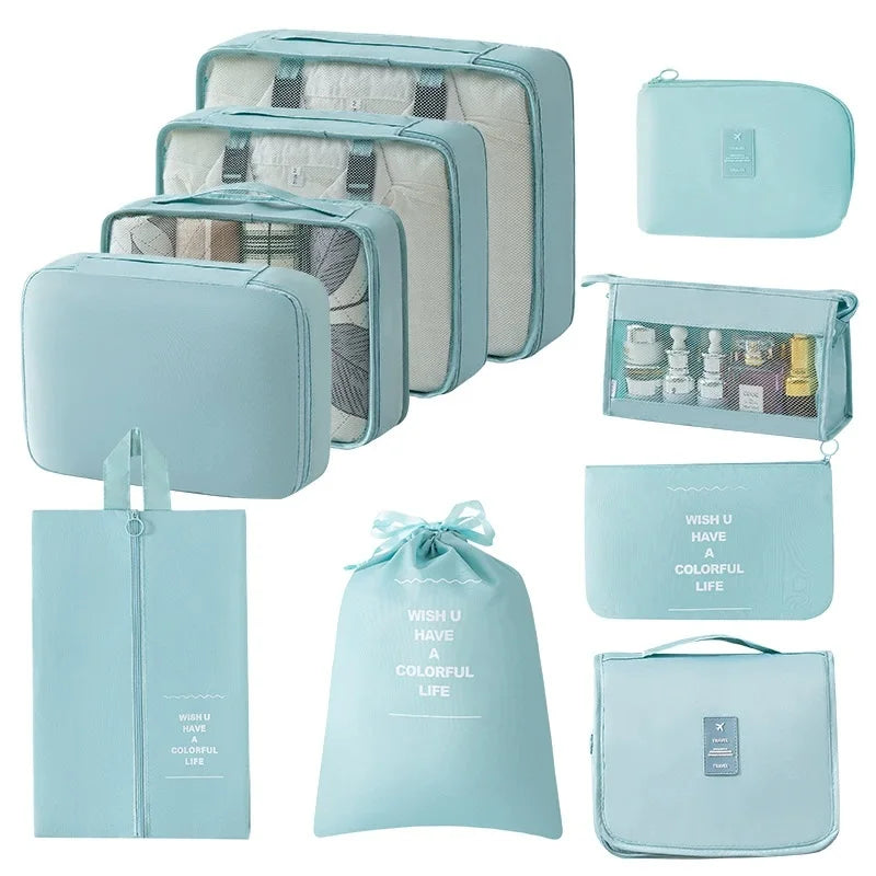 Travel set storage bags