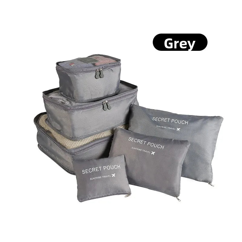Packing cubes organizer set for travel - 6pc