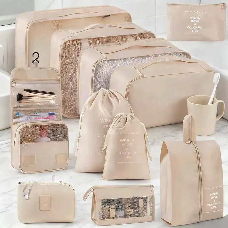 Travel set storage bags